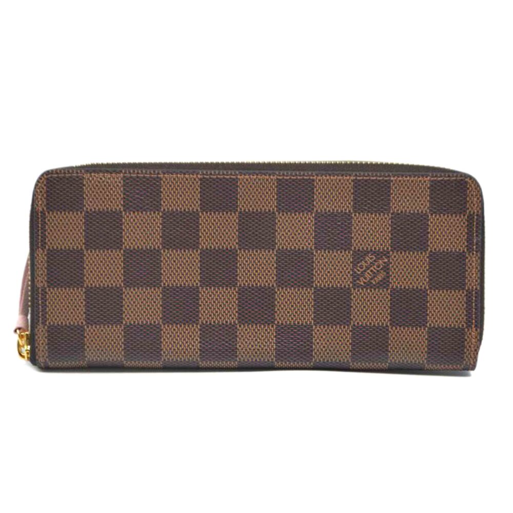 LOUIS VUITTON Portefeuille Clemence Damier Rose Pink Ballerine